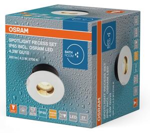 Osram - LED kúpeľňové zapustené svietidlo SPOT 1xGU10/4,3W/230V 2700K IP65 biela