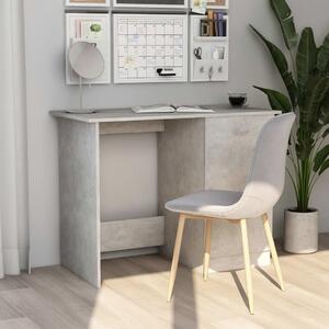 Maison Exclusive - písací stôl betónovo sivý 100x50x76 cm drevený materiál