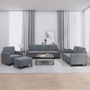 Maison Exclusive – 4-dielna sedacia súprava, tmavoedý zamat