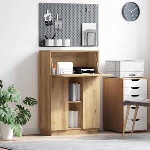 Maison Exclusive – Písací stôl z drevovláknitej dosky s povrchovou úpravou imitujúcou orechové drevo, rozmer 71,5 x 31,5 x 106,5 cm