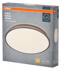 Osram - LED stropné svietidlo ORBIS DUBLIN LED/24W/230V priemer 39 cm strieborné