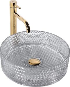 Umývadlo na dosku Rea CRISTAL 35 Grey