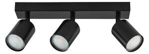 Livarno home Stropné LED svietidlo (obdĺžnik, 3 žiarovky, čierna) (100377468)