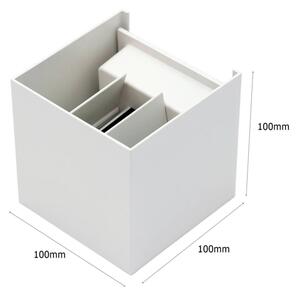LED Vonkajšie nástenné svietidlo 2xLED/3W/230V IP54 biela