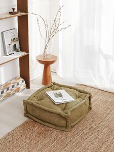 Hanah Home Vankúš na podlahu BISKUVI khaki