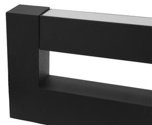 LED Vonkajšie nástenné svietidlo 2xLED/4W/230V IP54 30 cm čierna