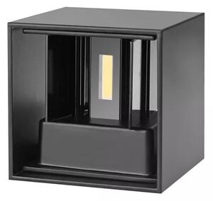 LED Vonkajšie nástenné svietidlo 2xLED/3W/230V IP54 čierna