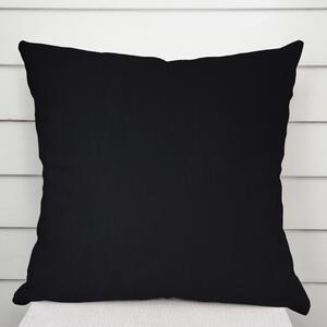 Biante Bavlnená saténová obliečka na vankúš ST-006 Čierna 30 x 50 cm