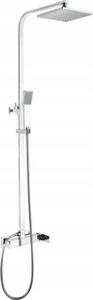 Granitan | CUBE CHROM sprchová batéria - 150 mm - Vysokokvalitná batéria s daovou sprchou - kompletný set