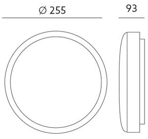 LED Kúpeľňové nástenné svietidlo so senzorom ORBIS LED/10W/230V IP44