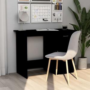 Maison Exclusive - písací stôl ierny 100x50x76 cm drevený materiál
