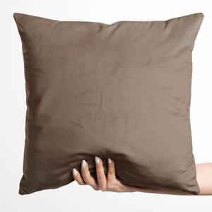 Biante Zamatová obliečka na vankúš Velvet Prémium SVP-005 Svetlo hnedá 30 x 50 cm