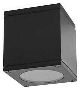 Vonkajšie bodové svietidlo 1xGU10/35W/230V IP54 hranatý čierna