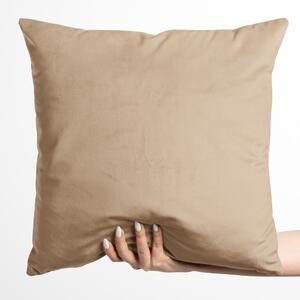 Biante Zamatová obliečka na vankúš Velvet Prémium SVP-006 Pieskovo béžová 40 x 40 cm