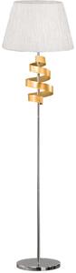 Stojacia lampa DENIS - 1xE27, 60W, chrómovaná / zlatá