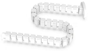 Flexibilný organizér káblov, CMP017-W, dka 128 cm
