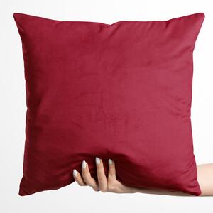 Biante Zamatová obliečka na vankúš Velvet Prémium SVP-007 Malinovo červená 30 x 50 cm
