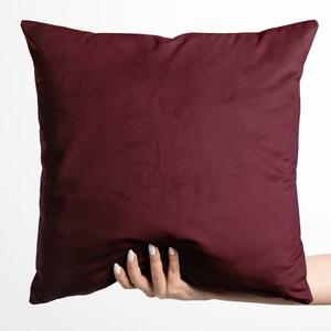 Biante Zamatová obliečka na vankúš Velvet Prémium SVP-010 Tmavo vínová 30 x 50 cm