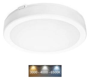 LED Kúpeľňové stropné svietidlo NAIROS LED/18W/230V 3000/4000/6500K IP65 biela