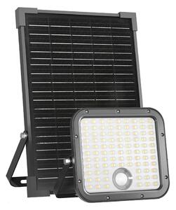 LED vonkajší solárny reflektor so senzorom LED/30W/6,4V IP65 3000/4000K
