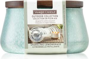 Yankee Candle Outdoor Collection Sparkling Lemongrass vonná sviečka Outdoor 283 ml