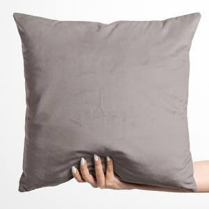 Biante Zamatová obliečka na vankúš Velvet Prémium SVP-015 Latte 45 x 45 cm
