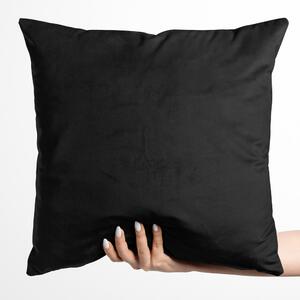 Biante Zamatová obliečka na vankúš Velvet Prémium SVP-023 Čierna 30 x 50 cm