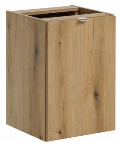 Závesná skrinka do kúpeľne NOVA Oak 81-40-1DK | s košom 40 cm