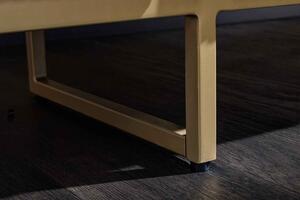 Dizajnový TV stolík Daichi 160 cm mango / mramor
