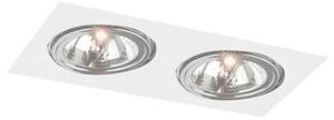 Shilo 7328 - Podhľadové svietidlo KOMORO 2xGU10/15W/230V biela