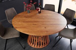 Okrúhly jedálenský stôl Orella 130 cm akácia