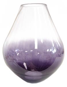Váza sklenená Purple 22 x 17 x 17 cm