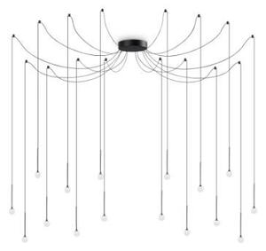 Ideal lux I284002 LED závesné stropné svietidlo LUCCIOLA | 16W integrovaný LED zdroj | 1500lm | 3000K