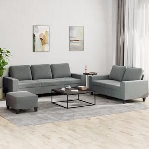 Maison Exclusive – 3-dielna sedacia súprava, tmavošedá látka