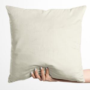 Biante Zamatová obliečka na vankúš Velvet Brick SVB-203 Smotanová 45 x 45 cm