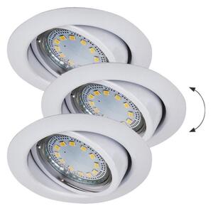 Rabalux 1049 - SADA 3xLED Podhľadové svietidlo LITE 3xGU10-LED/3W/230V
