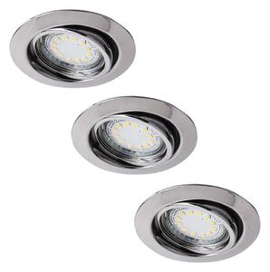 Rabalux 1050 - SADA 3xLED Podhľadové svietidlo LITE 3xGU10-LED/3W/230V