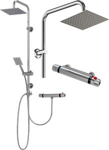 Granitan | Detti sprchový set - 95 cm - Chróm - Termostatická batéria - Elegantný dizajn - Vysoká kvalita