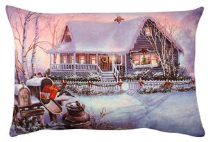 Hanah Home Vianočný dekoračný vankúš STARLIT 33x48 cm viacfarebný