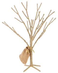 H&S Decoration Vianočný LED stromček GOLDIE 50 cm zlatý