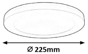 Rabalux 1489 - LED Stropné svietidlo SONNET LED/18W/230V 23cm