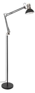 Rabalux 2196 - Stojacia lampa ARISTEO 1xE27/40W/230V čierna/lesklý chróm