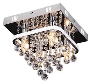Rabalux 2238 - Krištáľový prisadený luster PALLAS LED/23W/230V + 4xE14/40W