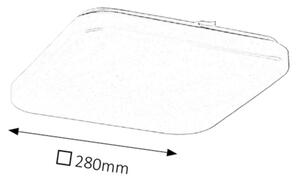 Rabalux 2286 - LED stropné svietidlo ROB LED/20W/230V hranaté