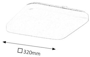 Rabalux 2287 - LED stropné svietidlo ROB LED/32W/230V hranaté