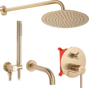 Sprchová súprava Rea LUNGO Brush Gold