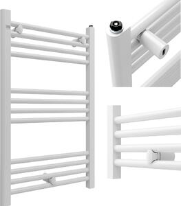Granitan | Kúpeový radiátor PUERTO - 50/80 cm - Biely - Moderný dizajn - Integrovaný ohrieva uterákov