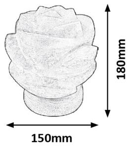 Rabalux 2676 - Soľná lampa FLORES 1xE14/15W/230V