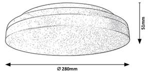 Rabalux - LED kúpeľňové stropné svietidlo LED/24W/230V IP54 3000K/4000K/6000K