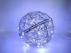 LED svetelná guľa, studená biela, rôzne veľkosti Priemer (cm): 40 cm